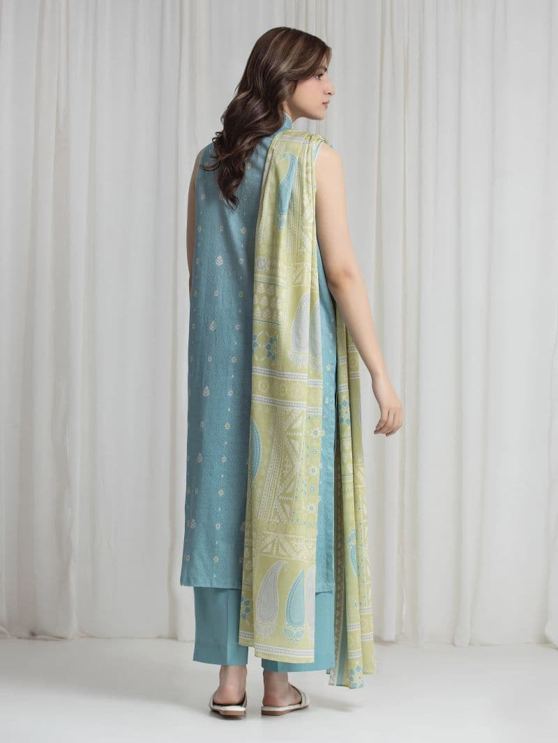 Printed Lawn Suit - EWU6A1-36735-3P