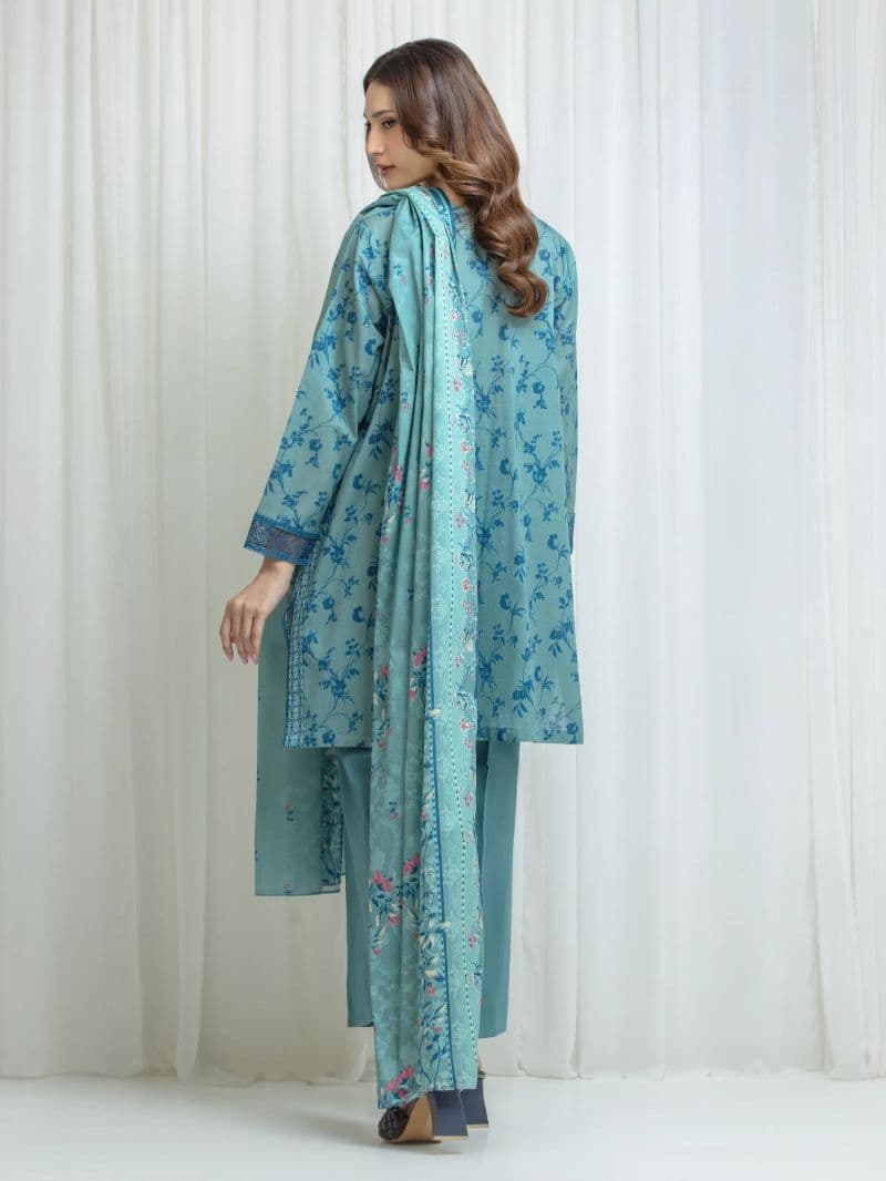 Printed Lawn Suit - EWU6A1-36690-3P