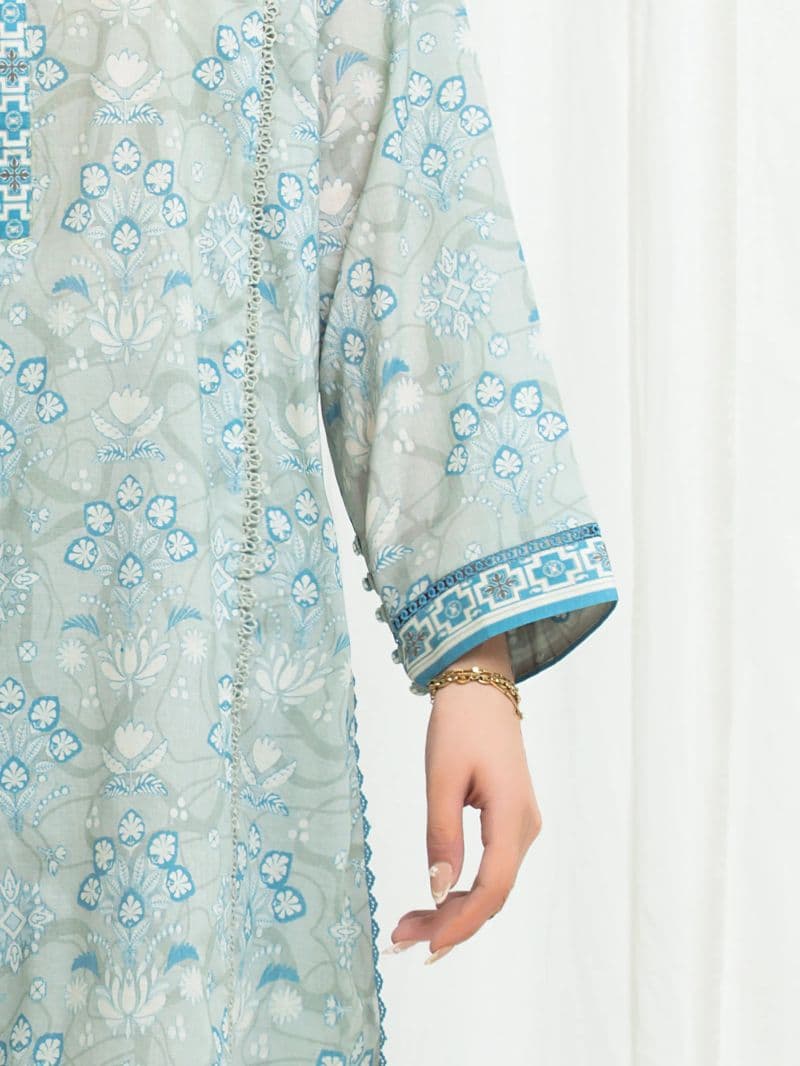 Printed Lawn Suit - EWU6A1-36711-3P thumbnail