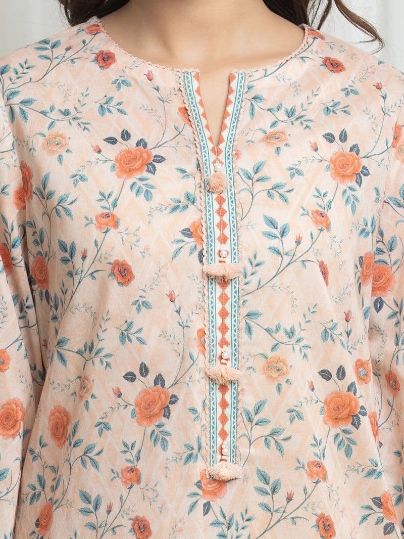 Printed Lawn Suit - EWU6A1-36706-3P