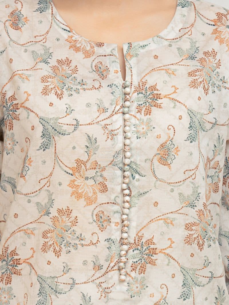 Printed Lawn Suit - EWU6A1-36677-3P