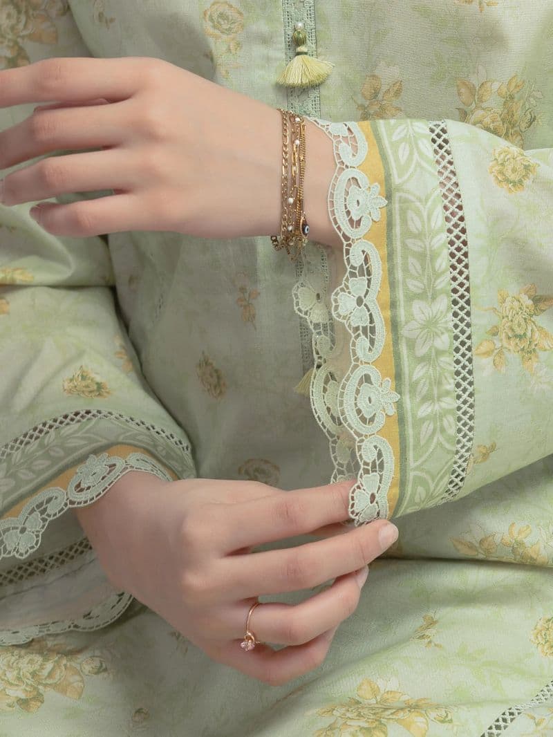 Printed Lawn Suit - EWU6A1-36608-3P thumbnail