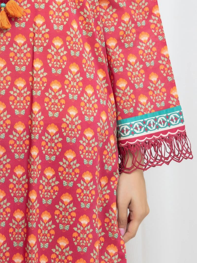 Printed Lawn Suit - EWU6A1-36704-3P thumbnail