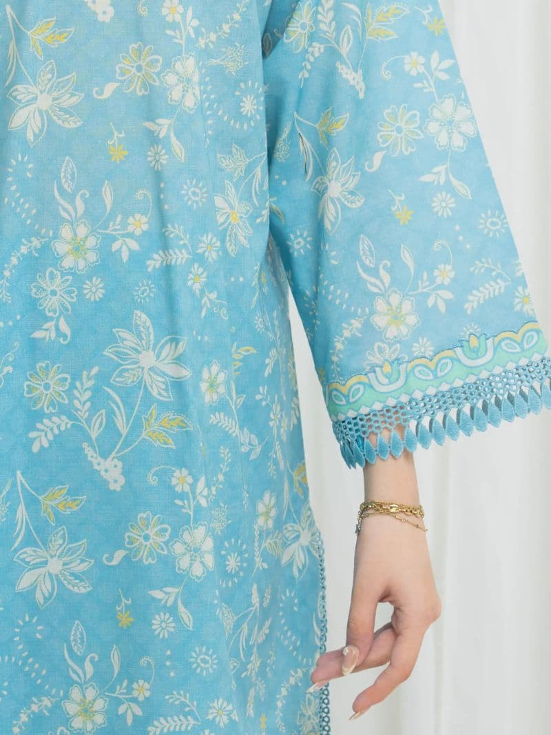 Printed Lawn Suit - EWU6A1-36715-3P thumbnail