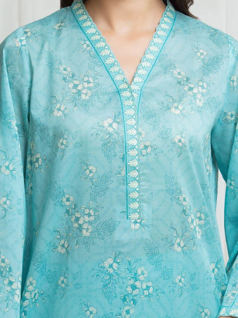 Printed Lawn Suit - EWU6A1-36663-3P