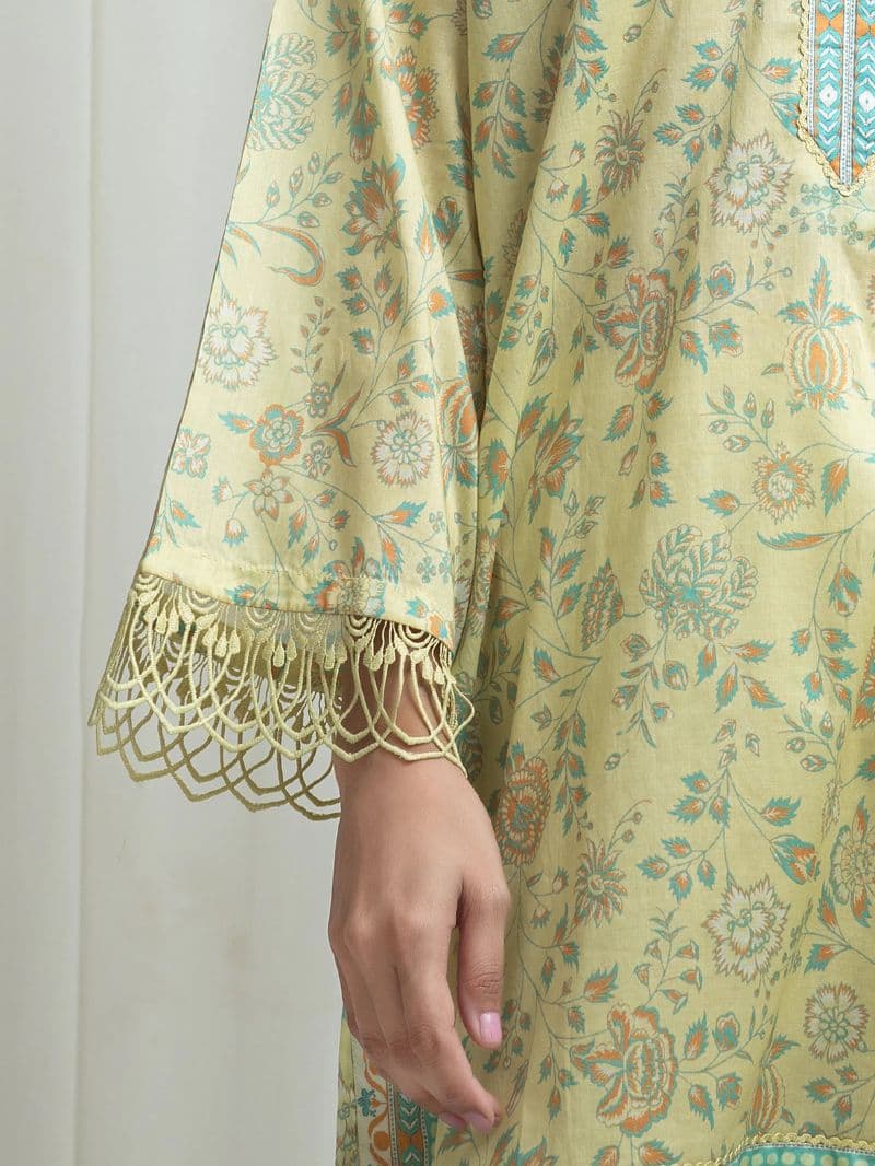 Printed Lawn Suit - EWU6A1-36633-3P