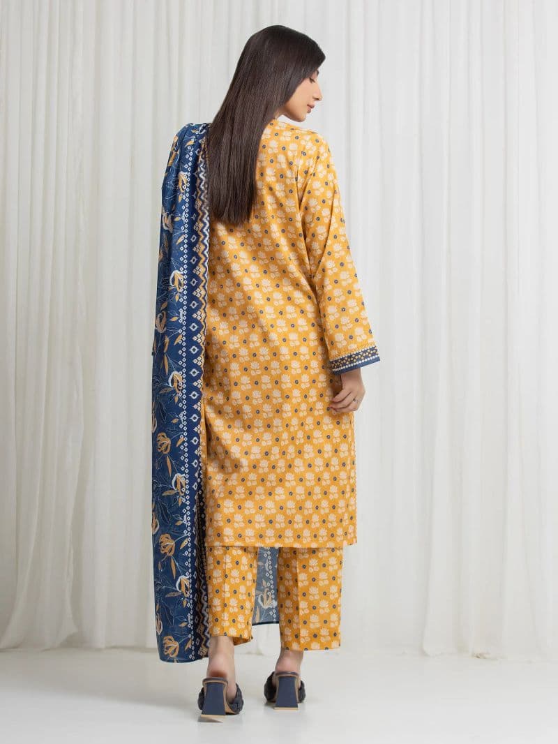 Printed Lawn Suit - EWU6A1-36767-3P