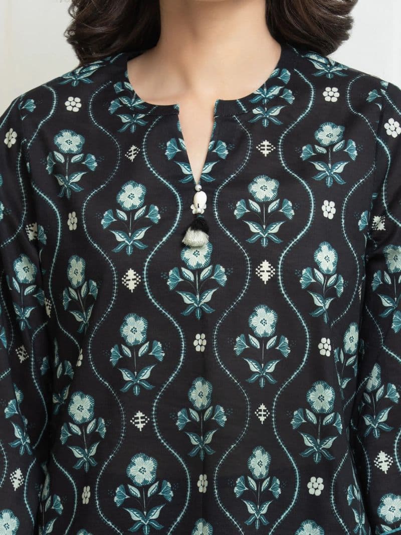 Printed Lawn Suit - EWU6A1-36716-3P thumbnail