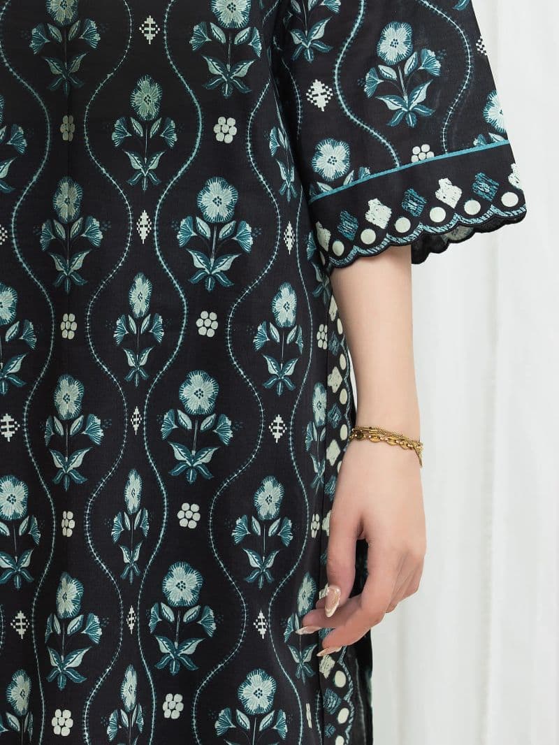Printed Lawn Suit - EWU6A1-36716-3P thumbnail
