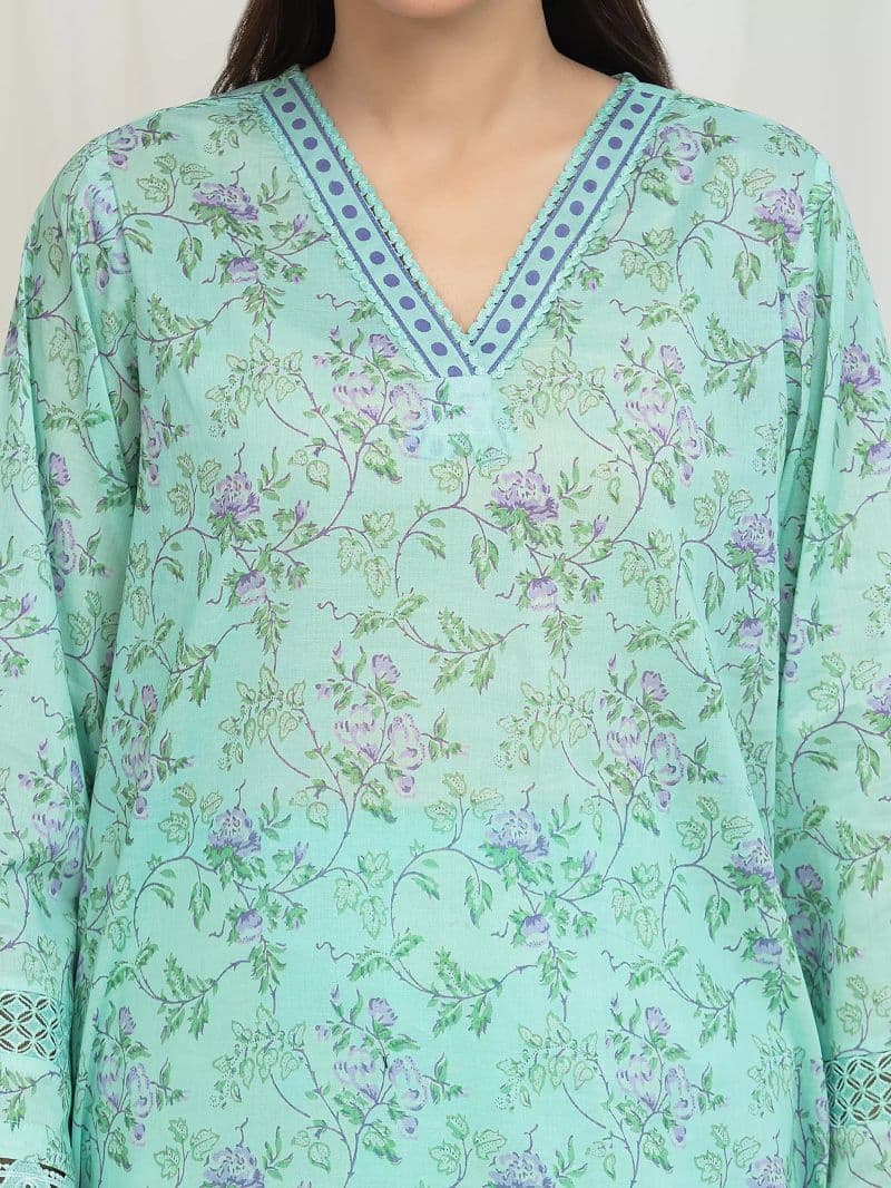 Printed Lawn Suit - EWU6A1-36667-3P