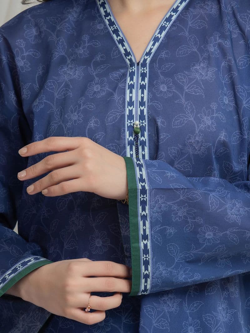 Printed Lawn Suit - EWU6A1-36653-3P