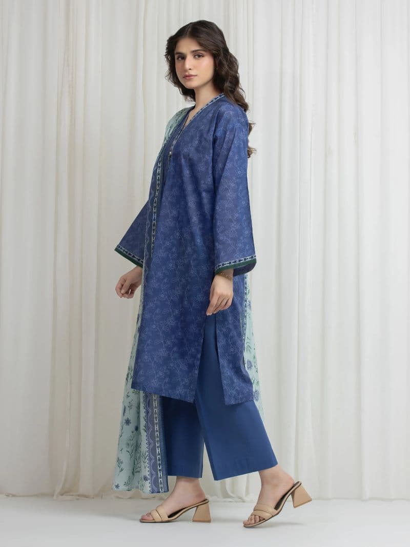 Printed Lawn Suit - EWU6A1-36653-3P