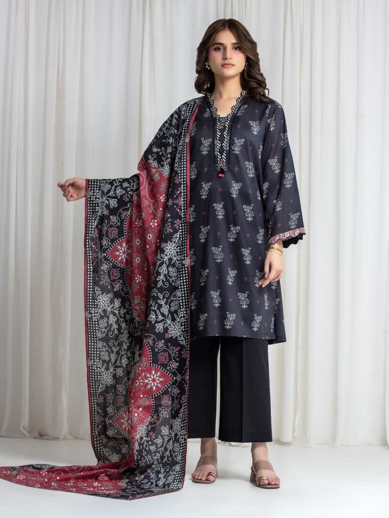 Printed Lawn Suit - EWU6A1-36738-3P