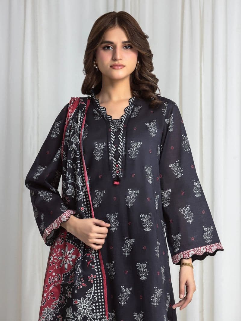 Printed Lawn Suit - EWU6A1-36738-3P