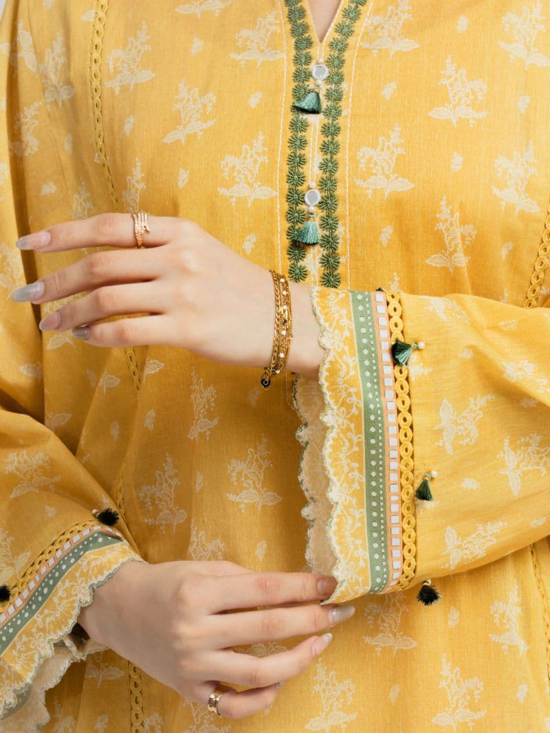 Printed Lawn Suit - EWU6A1-36624-3P thumbnail