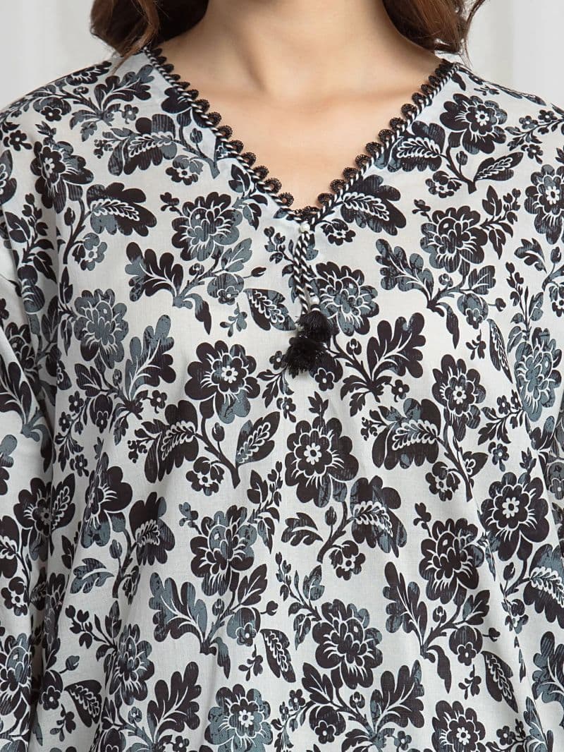 Printed Lawn Suit - EWU6A1-36709-3P
