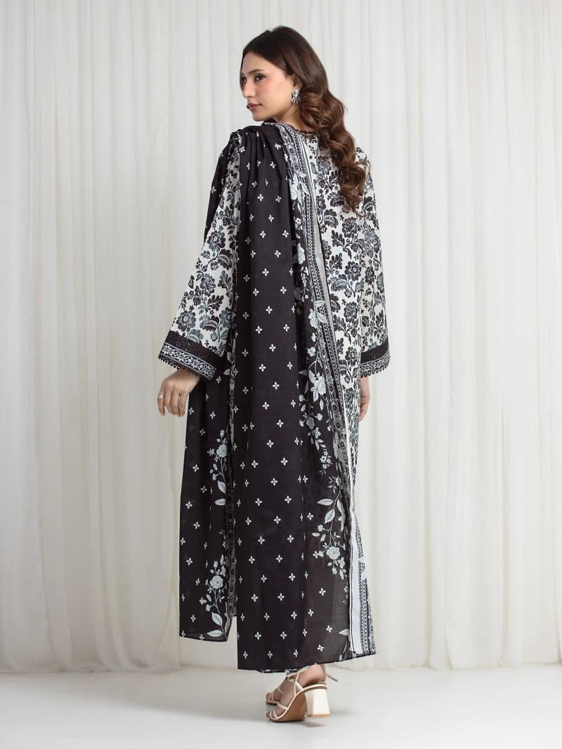 Printed Lawn Suit - EWU6A1-36709-3P