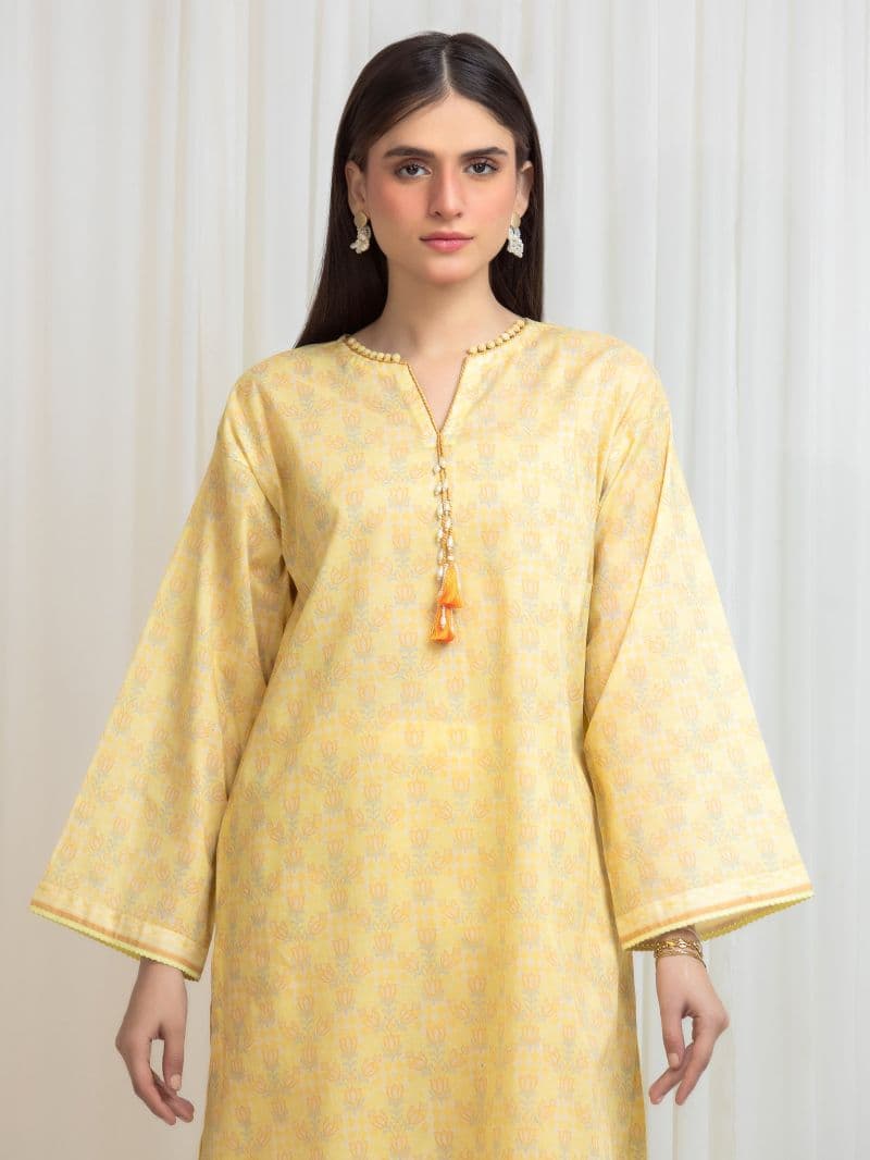 Printed Lawn Shirt Trouser - EWU6A1-36819ST thumbnail