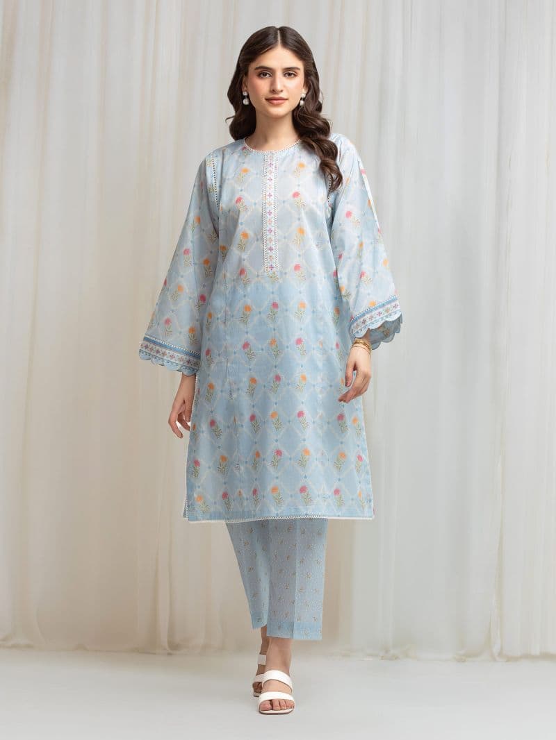 Printed Lawn Shirt Trouser - EWU6A1-36813ST thumbnail