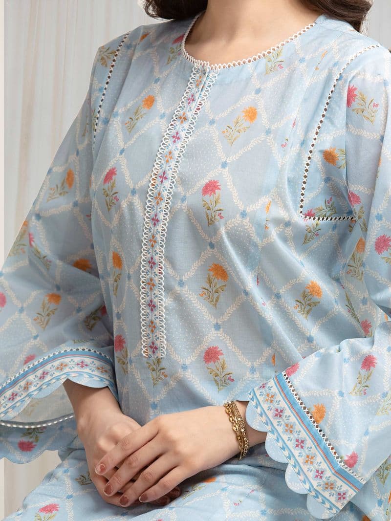 Printed Lawn Shirt Trouser - EWU6A1-36813ST thumbnail