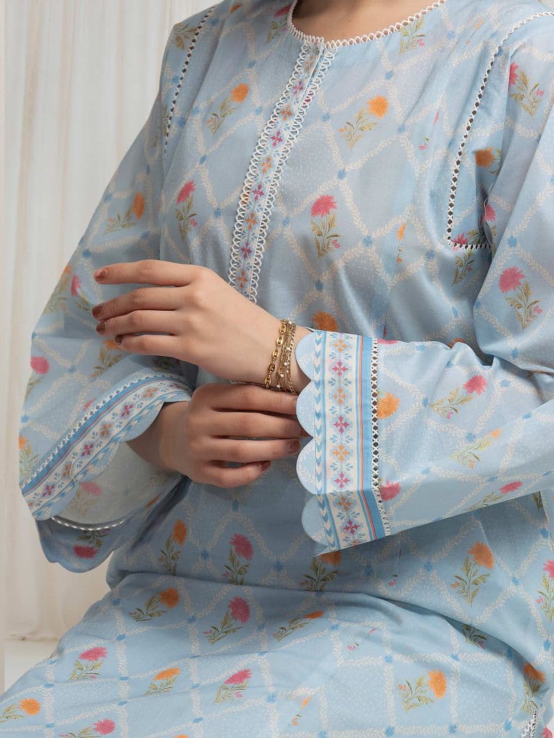 Printed Lawn Shirt Trouser - EWU6A1-36813ST thumbnail