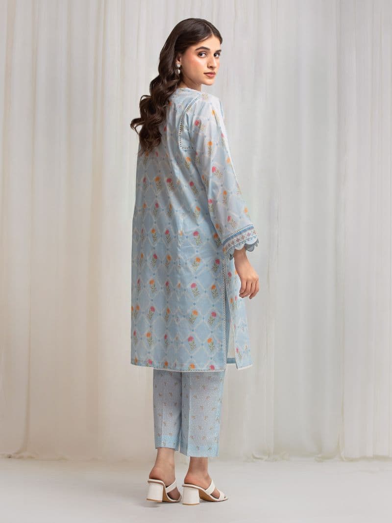 Printed Lawn Shirt Trouser - EWU6A1-36813ST thumbnail