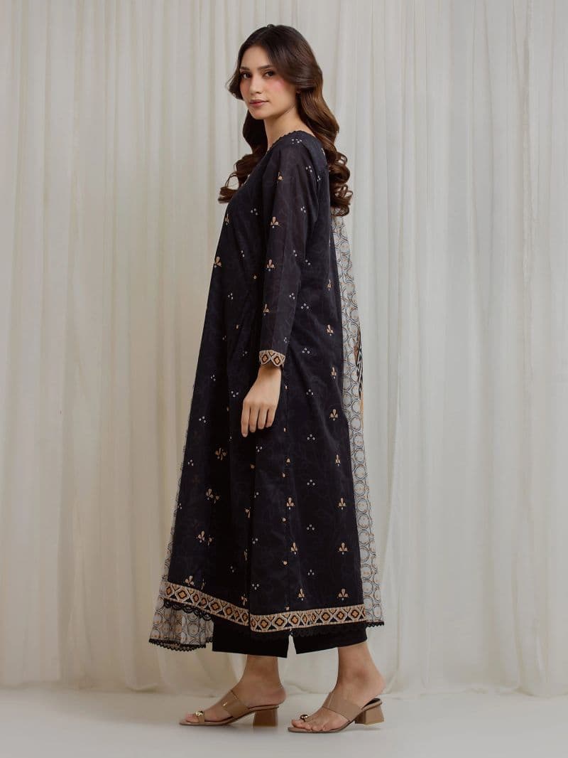 Printed Lawn Suit - EWU6A1-36672-3P