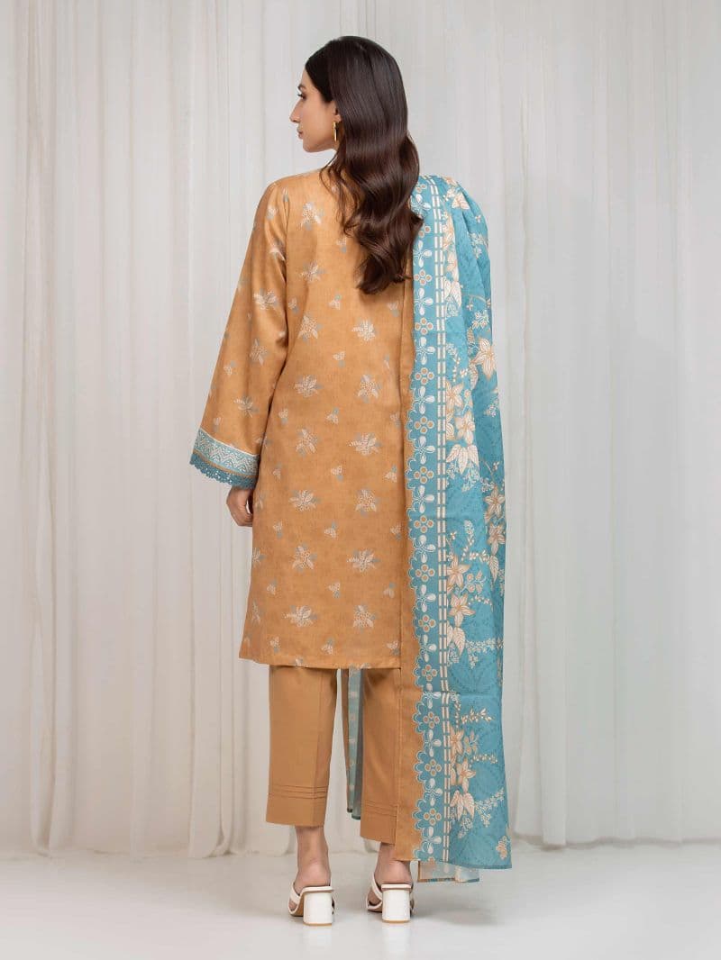 Printed Lawn Suit - EWU6A1-36699-3P