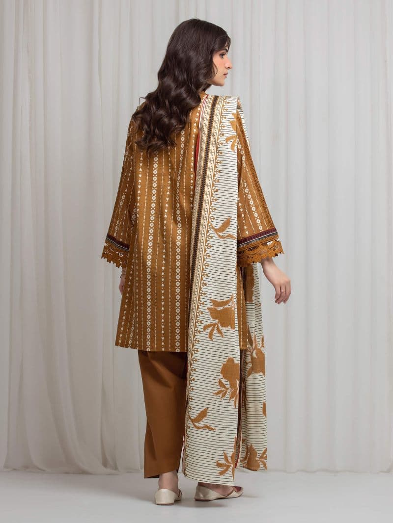Printed Lawn Suit - EWU6A1-36613-3P thumbnail