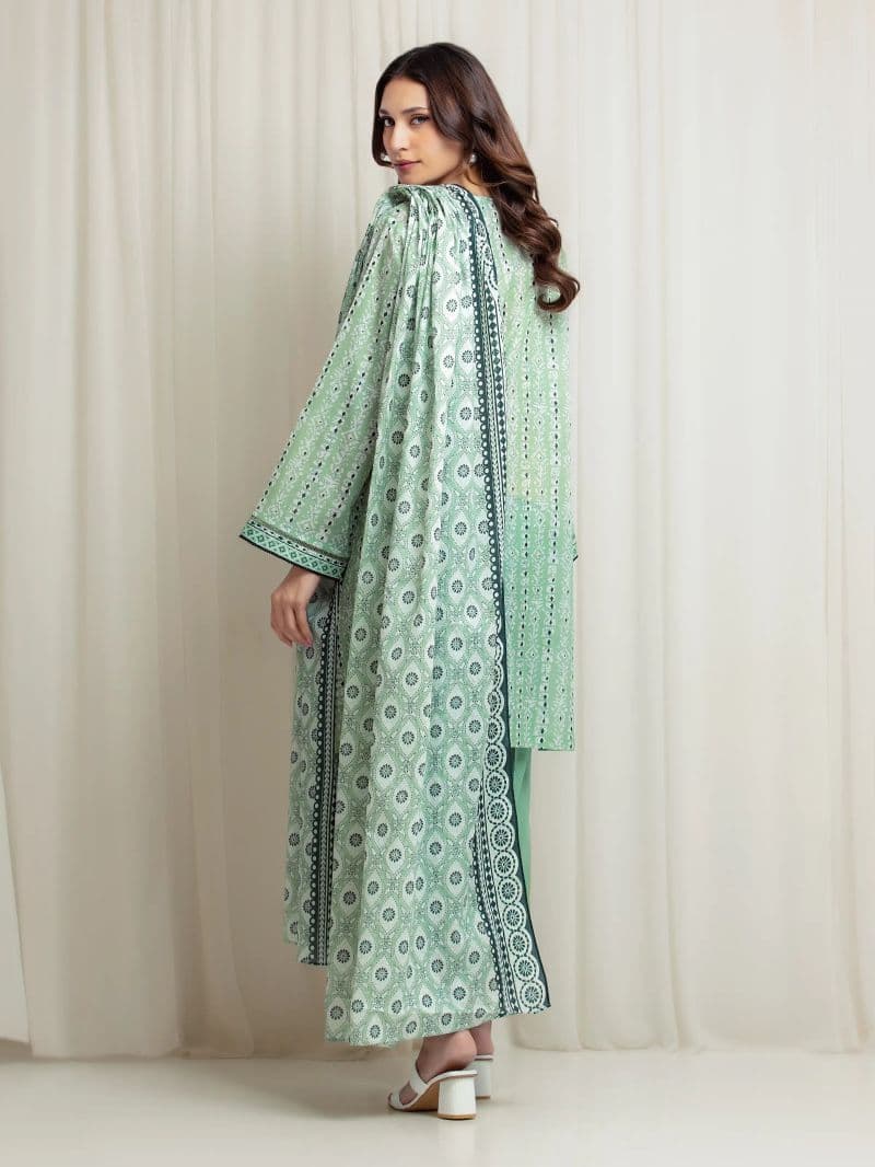 Printed Lawn Suit - EWU6A1-36689-3P