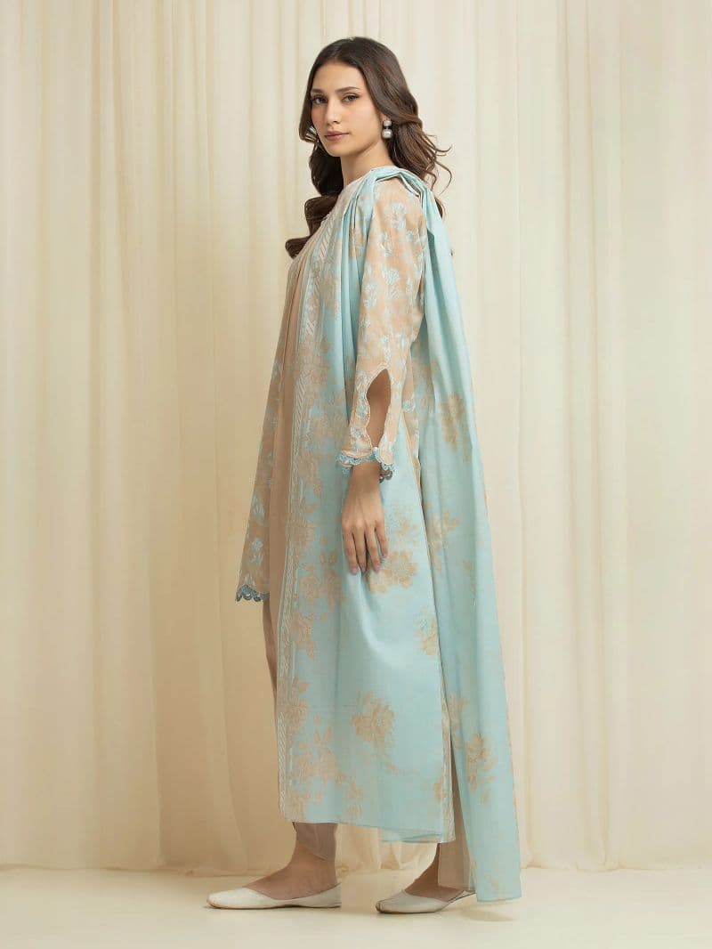 Printed Lawn Suit - EWU6A1-36683-3P