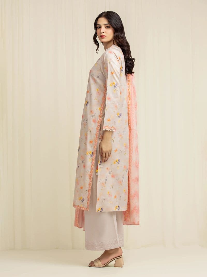 Printed Lawn Suit - EWU6A1-36601-3P