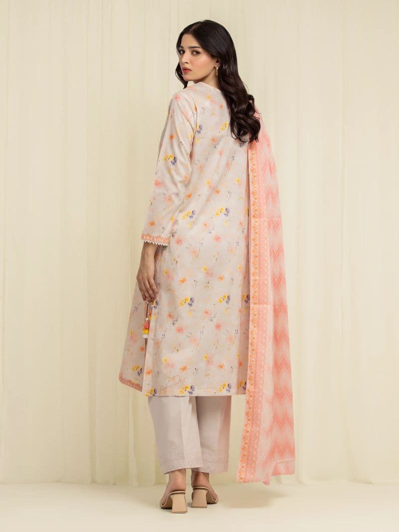 Printed Lawn Suit - EWU6A1-36601-3P