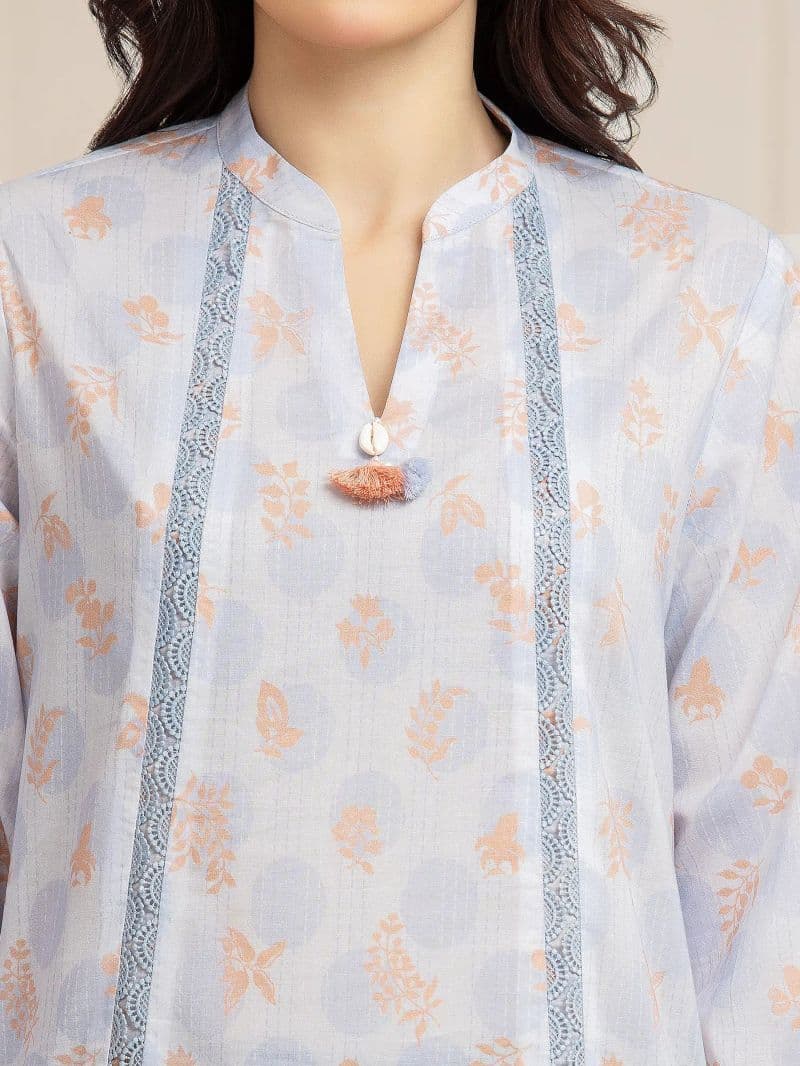 Printed Lawn Suit - EWU6A1-36580-3P thumbnail