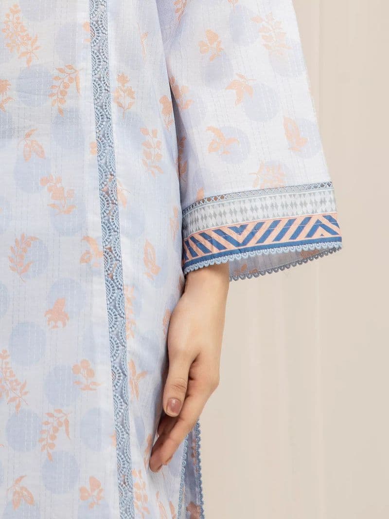 Printed Lawn Suit - EWU6A1-36580-3P thumbnail