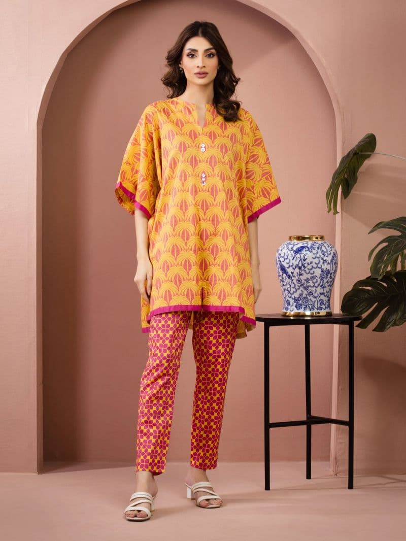 Printed Lawn Shirt Trouser - EWU6A1-36806ST thumbnail