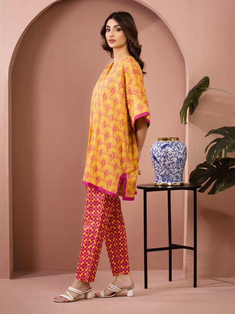 Printed Lawn Shirt Trouser - EWU6A1-36806ST thumbnail