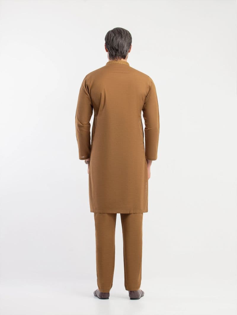 Embroidered Khaddar Kurta Pajama - EMTKPT5-089 thumbnail