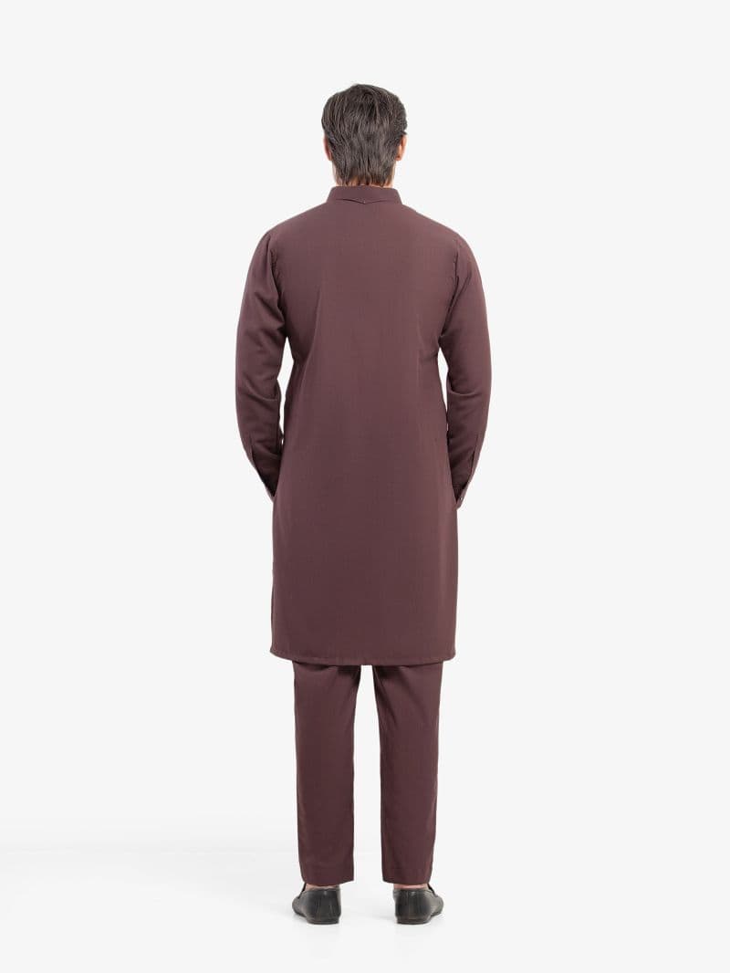 Embroidered Dobby Kurta Pajama - EMTKPT5-079 thumbnail