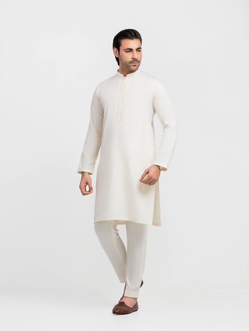 Embroidered Blended Kurta Pajama - EMTKPT5-099 thumbnail