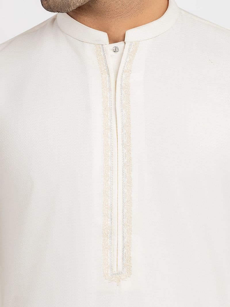 Embroidered Blended Kurta Pajama - EMTKPT5-099 thumbnail