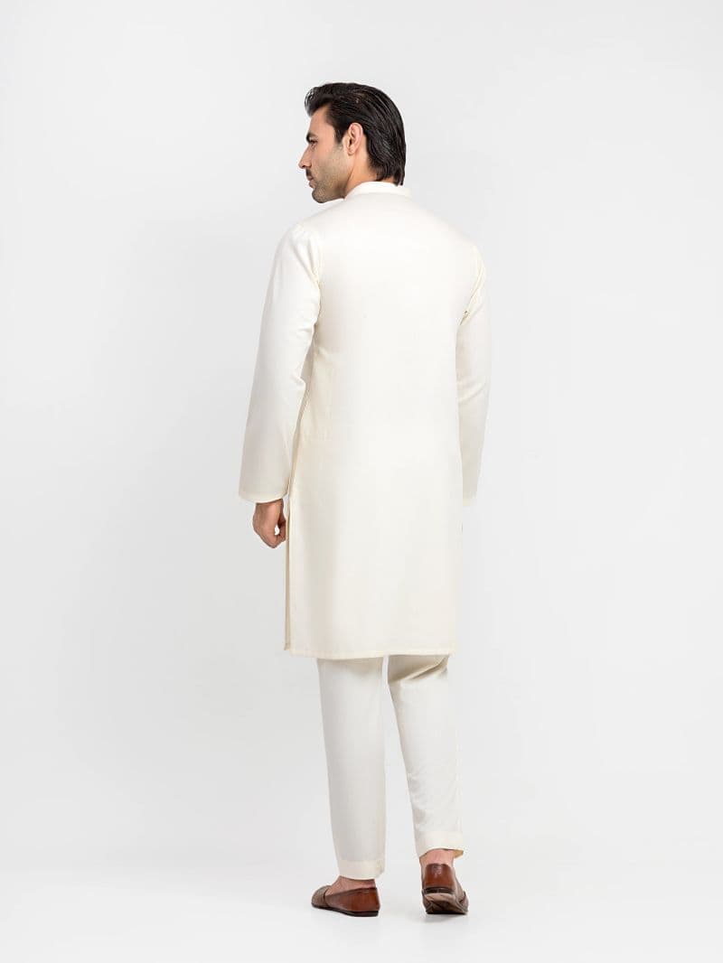 Embroidered Blended Kurta Pajama - EMTKPT5-099 thumbnail