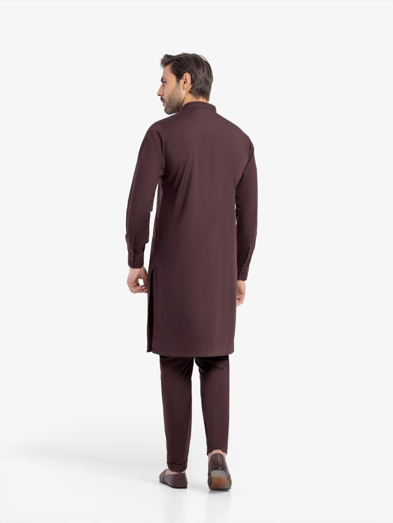 Embroidered Blended Kurta Pajama - EMTKPT5-086 thumbnail