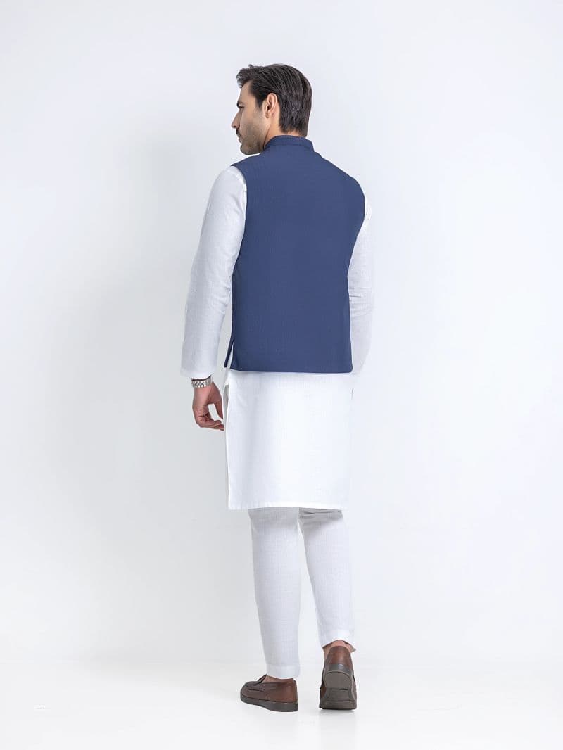 Plain Viscose Waistcoat - EMTWCP6-36012 thumbnail