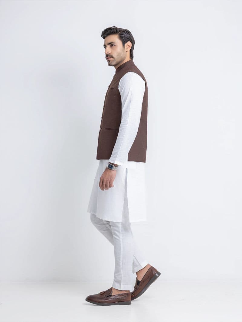 Plain Viscose Waistcoat - EMTWCP6-36015