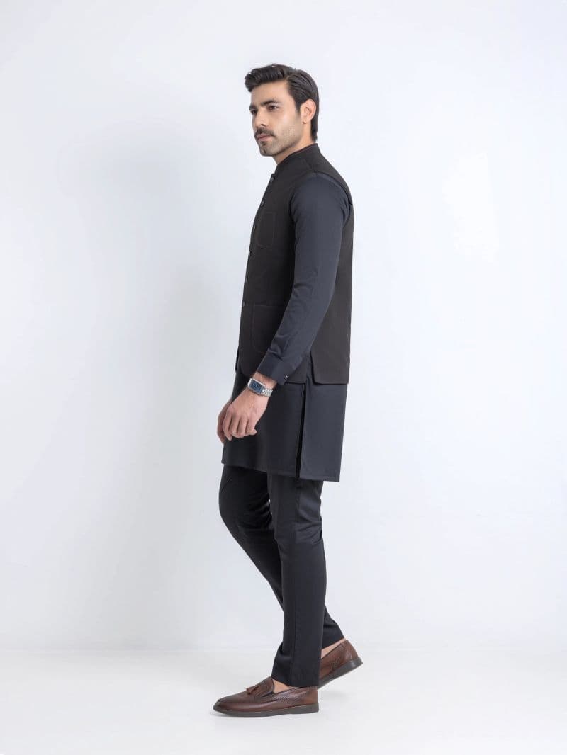 Plain Viscose Waistcoat - EMTWCP6-36009