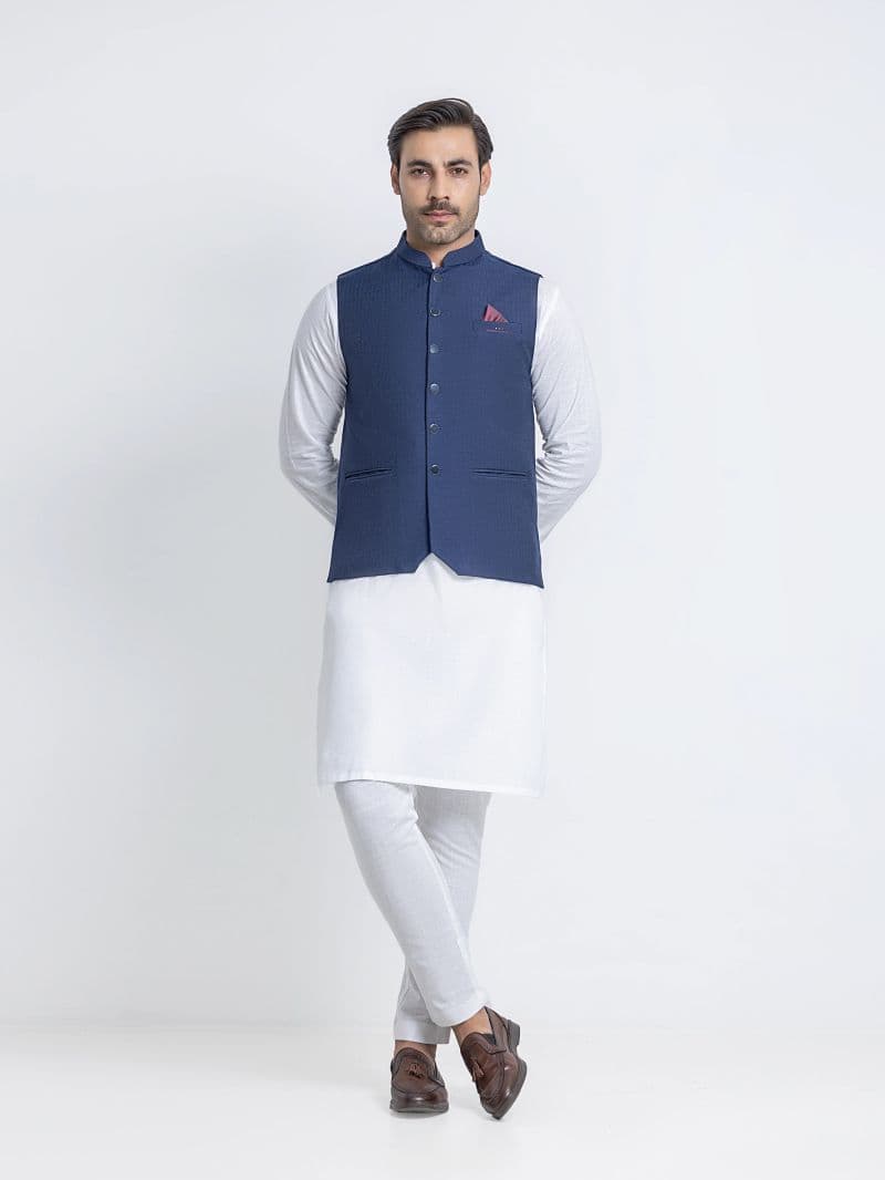 Plain Viscose Waistcoat - EMTWCP6-36014