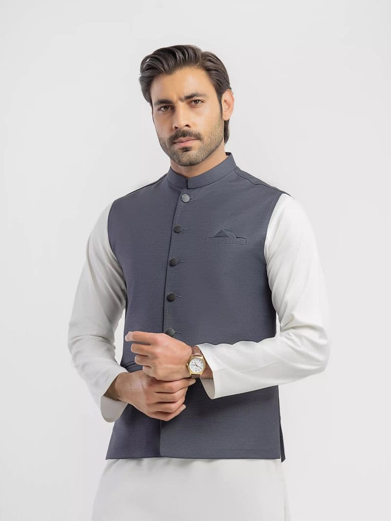 Plain Waistcoat - EMTWCP5-35989