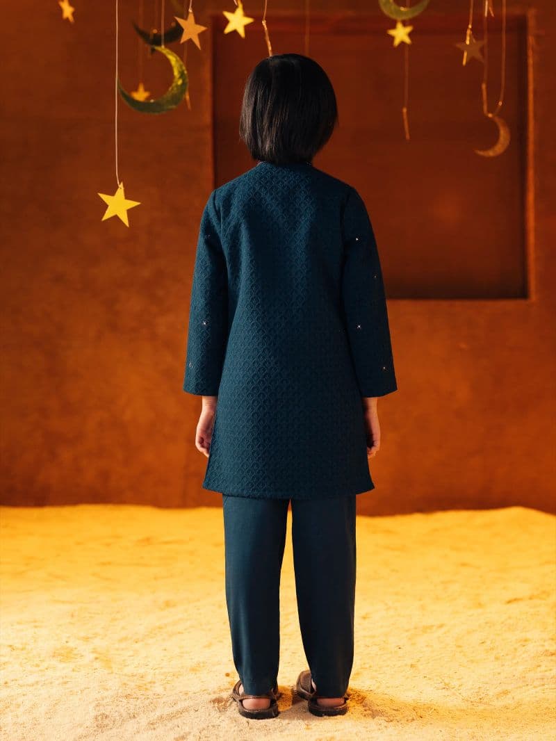 Embroidered Viscose Kurta Pajama - ECBTKP5-004 thumbnail