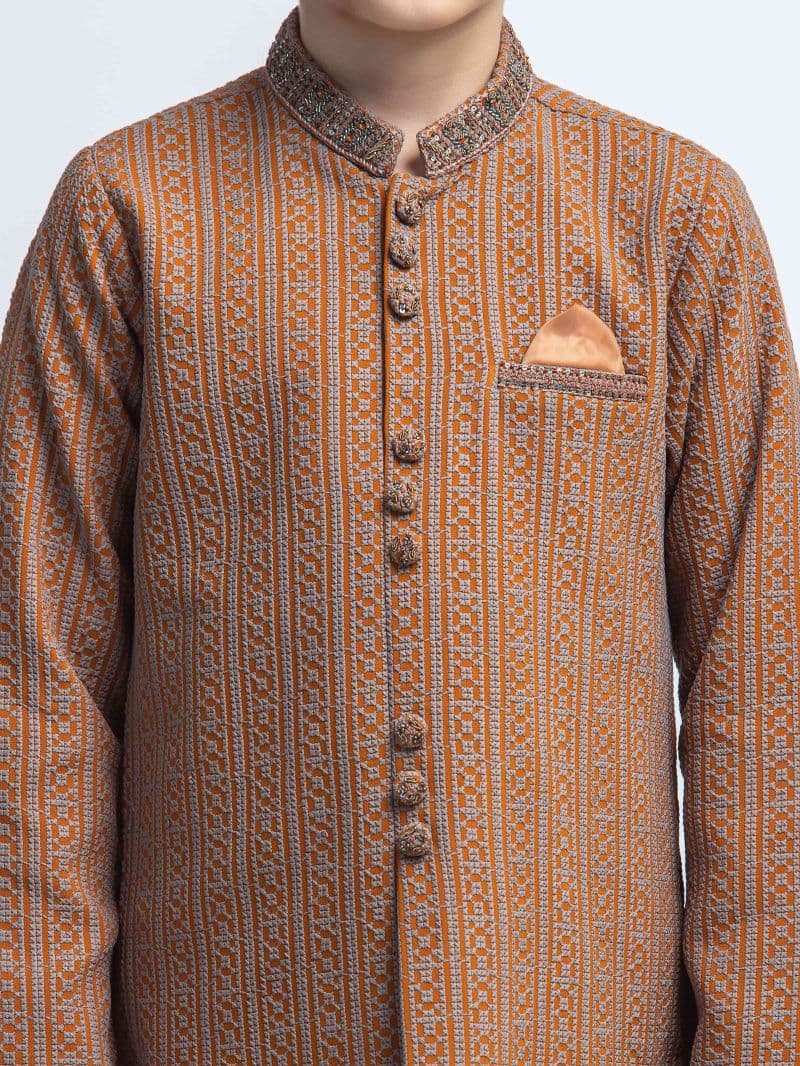 Embroidered Schiffli Kurta Pajama - ECBTKP5-006